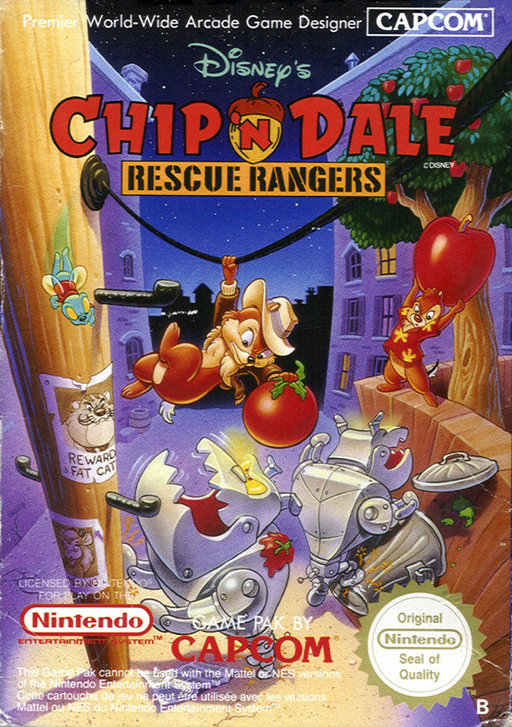 Chip 'n Dale - Rescue Rangers (Europe) box art